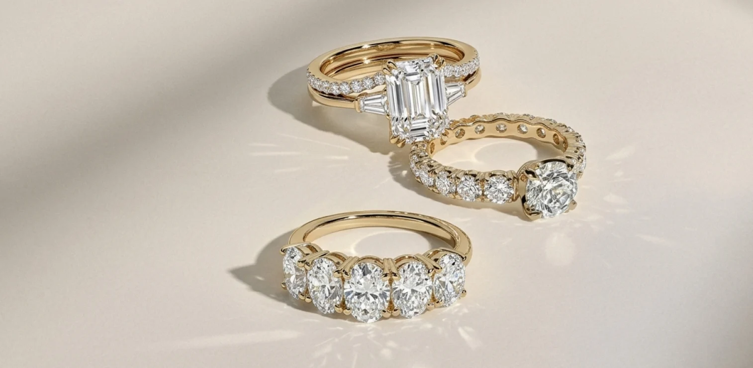 Contemporary bridal diamond jewellery styles for weddings