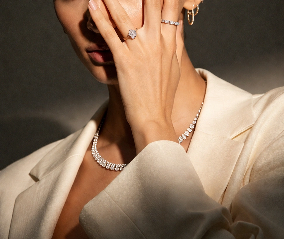 Lab grown diamond fine jewellery by Saanvi