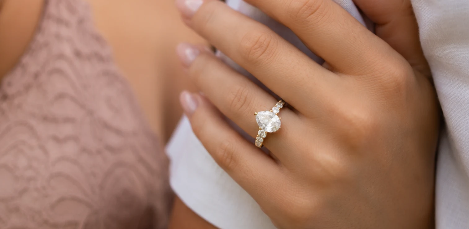 Perfect Engagement Ring Guide Elegant lab grown diamond engagement ring guide